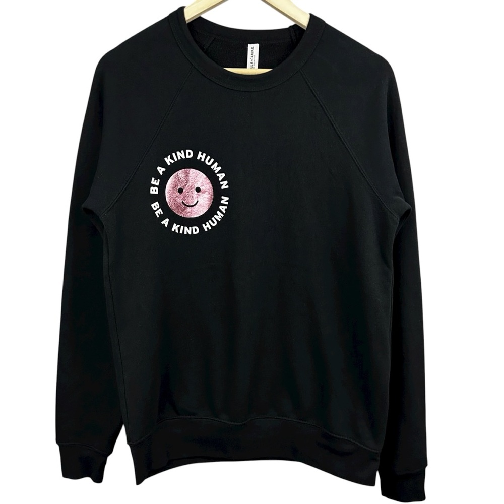 Bella & Canvas Graphic Crewneck Be A Kind Human Size Small